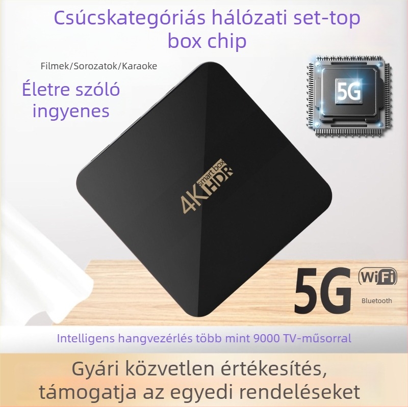 Android TV Box F1 – 4K kimenet, 1GB RAM, 8GB tárhely, HDMI