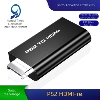 PS2-ről HDMI-adapter audió/videó konverterrel — CM108 chip, HDMI interfész, 5 m kábel