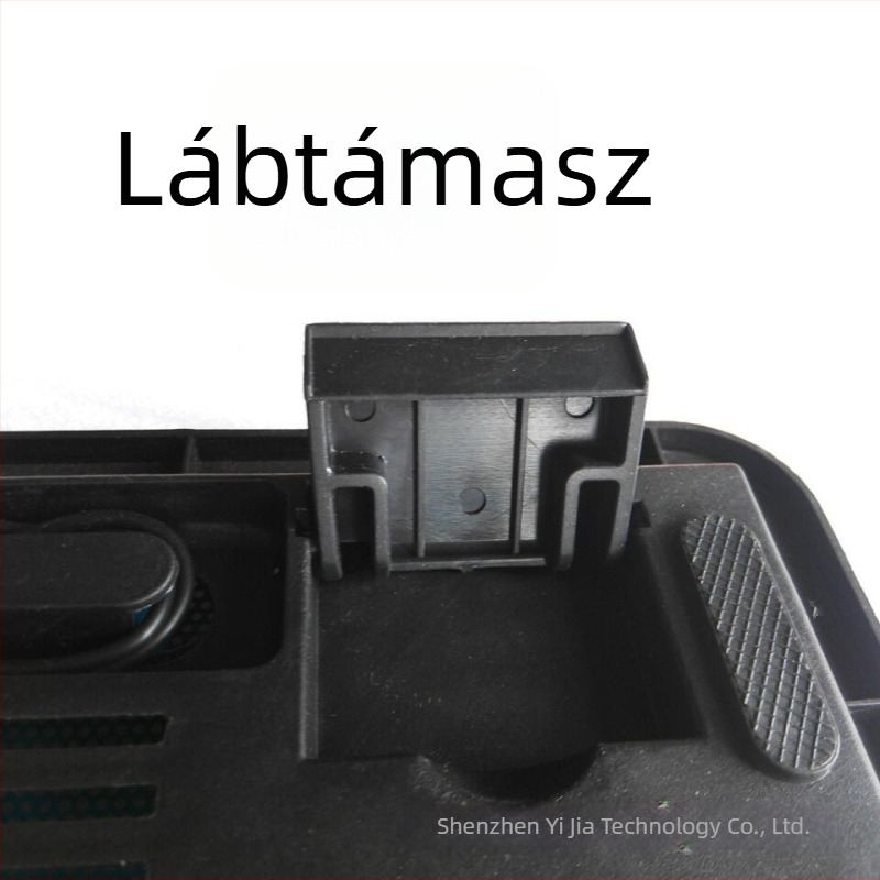 N19 noteszgép hűtő – fém háló, 1 ventilátor, kompatibilis notebooktal, Ultrabook, Playbook