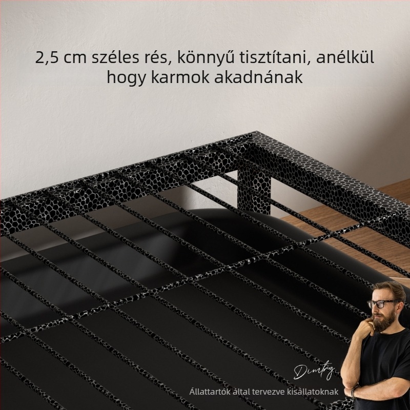 Nano bevonatú vas keretes kutya WC | Márka: Neurotic cat; Anyag: Vas keret; Magáncímke: Engedélyezett; Import: Nem