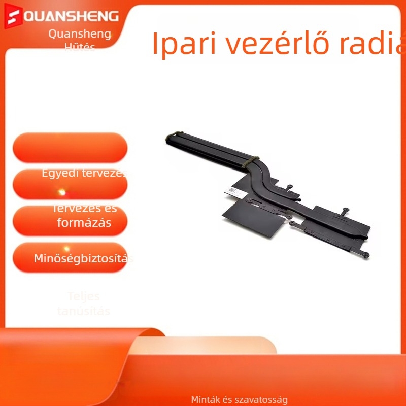 Laptop radiátor | réz- és alumínium ötvözet, olajcsapágy, 4800 RPM, 26 dB, levegőhűtéses