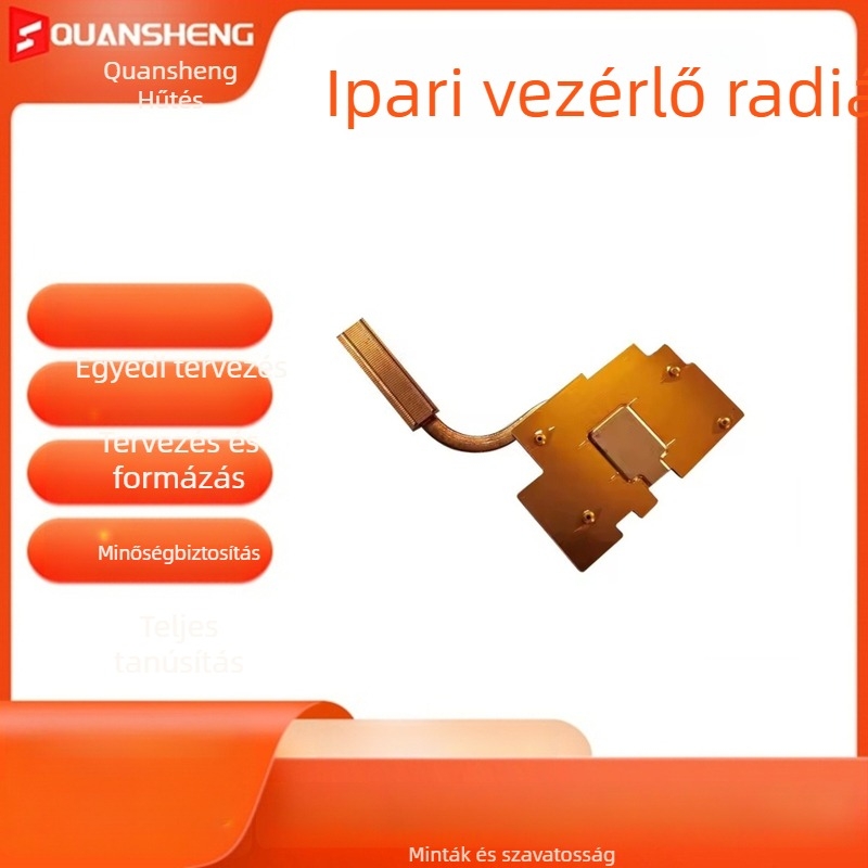Laptop radiátor | réz- és alumínium ötvözet, olajcsapágy, 4800 RPM, 26 dB, levegőhűtéses