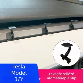 Tesla Model 3/Y légkivezető csipesz illatosító tartó konverter, 2. generáció
