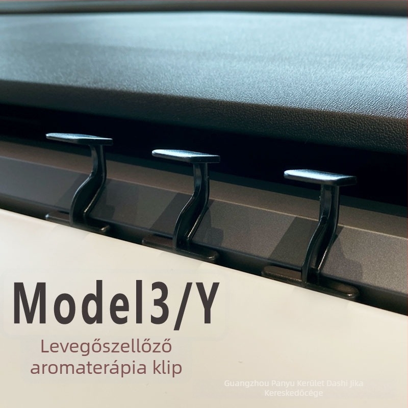 Tesla Model 3/Y légkivezető csipesz illatosító tartó konverter, 2. generáció