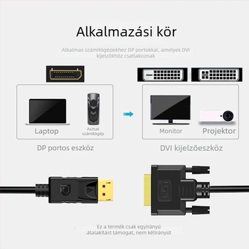 DP-DVI adapterkábel, DP-DVI modell, DVI interfész