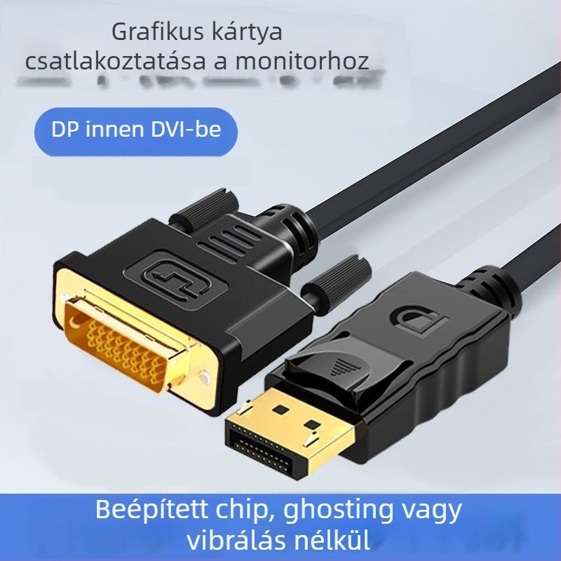 DP-DVI adapterkábel, DP-DVI modell, DVI interfész