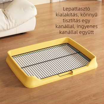 Kutyatoalett PP műanyagból, alkalmas kistestű és nagytestű kutyáknak, hazai termék, licencelhető magánmárka
