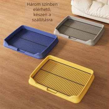 Kutyatoalett PP műanyagból, alkalmas kistestű és nagytestű kutyáknak, hazai termék, licencelhető magánmárka