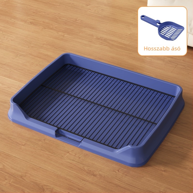 Kutyatoalett PP műanyagból, alkalmas kistestű és nagytestű kutyáknak, hazai termék, licencelhető magánmárka