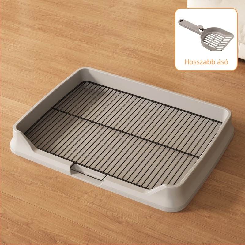 Kutyatoalett PP műanyagból, alkalmas kistestű és nagytestű kutyáknak, hazai termék, licencelhető magánmárka