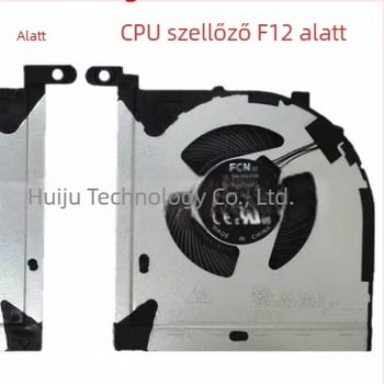 Laptop hűtő radiátor Lenovo Legion Y7000P, IRH8, R7000P, ARH8 (2023) – alumínium, 1 ventilátor, tömeg 80 g