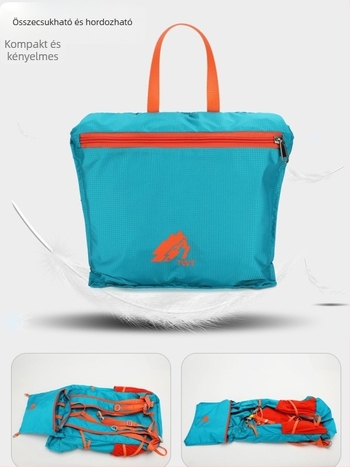 Nothing könnyű túrahátizsák, légáteresztő, vízlepergető, bővíthető kapacitású, összecsukható tároláshoz