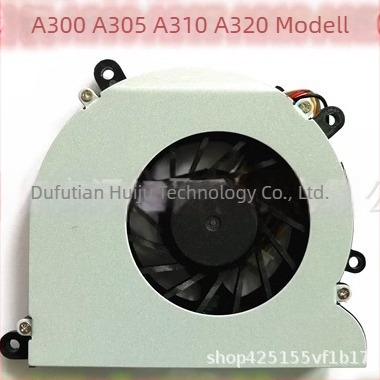 Futian notebook hűtő radiátor Lenovo A300/A305/A310/A320, 1 ventilátor, tömeg 50 g