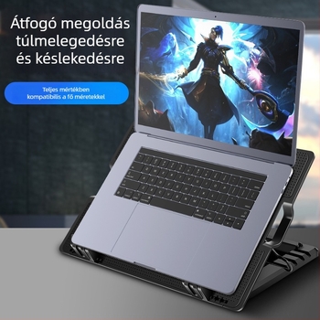N18 laptop hűtő radiátor, alumínium, levegőhűtés, kompatibil notebookhoz