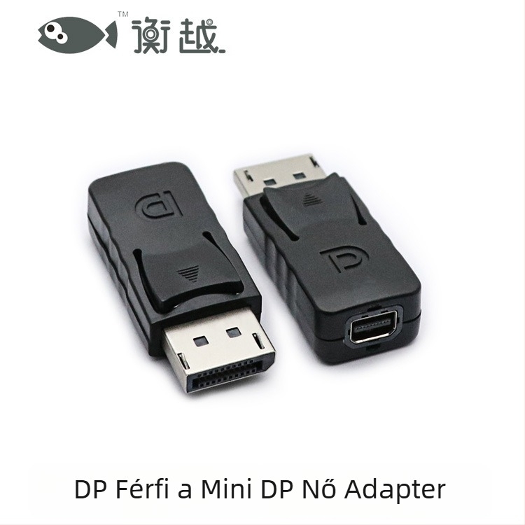 Mini DP női–DP férfi adapter, DP interfész, OEM gyártás, HYZ761