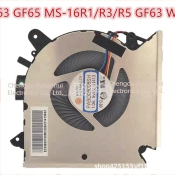 MSI GF63/GF65 CPU hűtőventilátor – alumínium notebook radiátor, 1 ventilátor