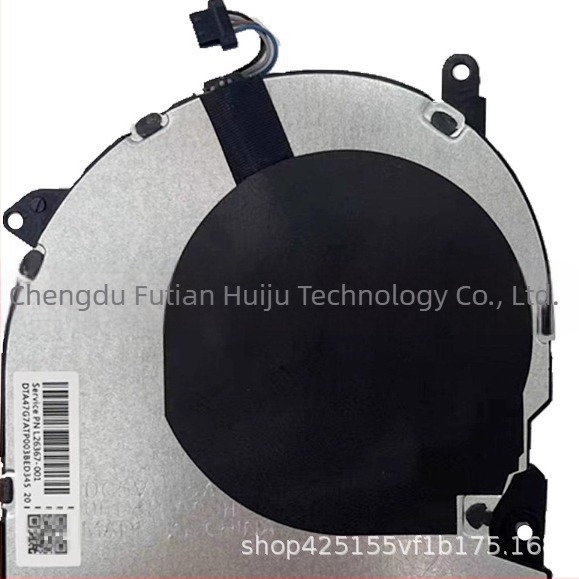 HP ZHAN 66 14 G2 PRO G2 440 445 G6 noteszgép hűtőventilátora, 1 ventilátor, műanyag burkolat, 80 g, modell 445 G6