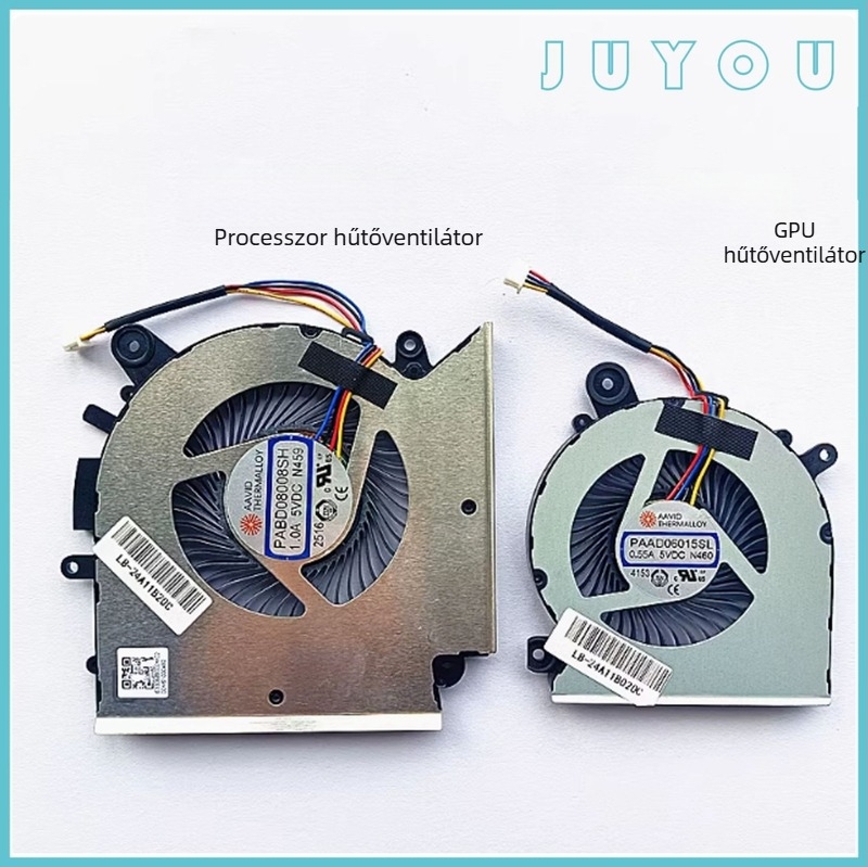 Eredeti MSI laptop hűtőventilátor GF66/GL66 (MS-1581, N459, N460)