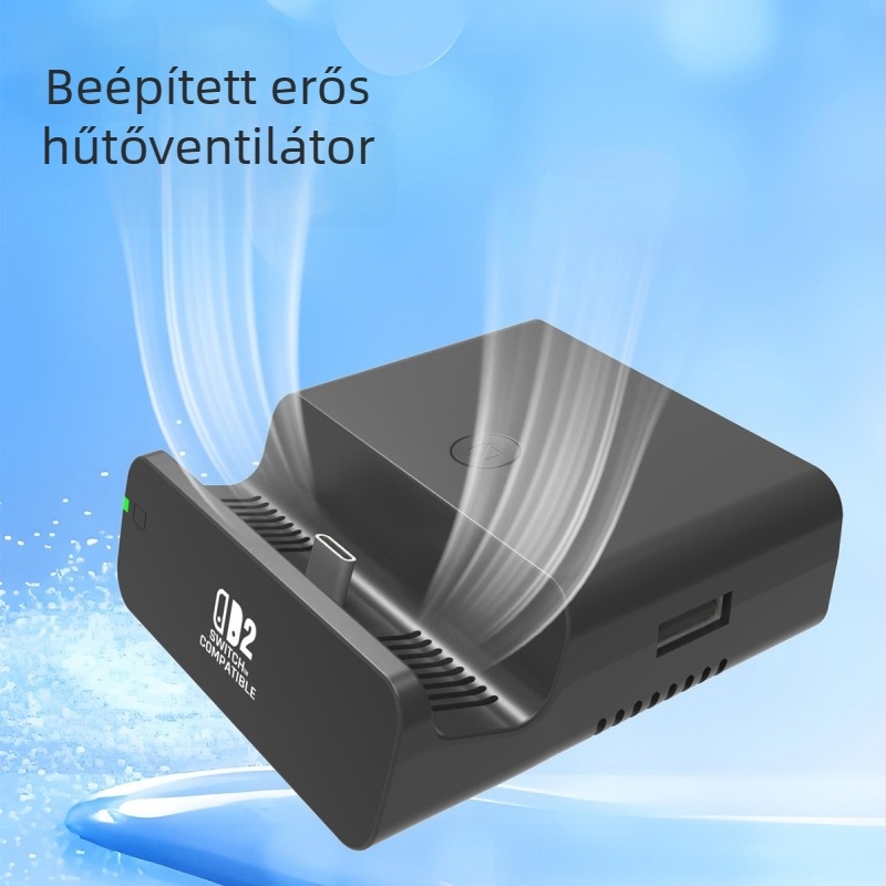 Hűtő alap Switchhez, OLED-hez és Switch 2-höz | ABS anyag | Modell HYC-SR001 | Hőelvezetés