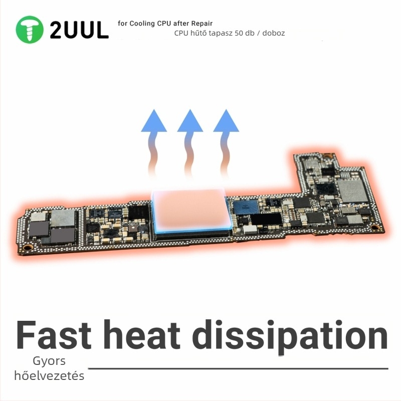 CPU hővezető paszta Apple Silicon chiphez, hővezető paszta számítógépekhez, notebookokhoz és mobil eszközökhöz; alkalmas távközlési karbantartásra