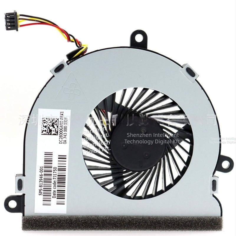 Laptop hűtőradiátor 1 ventilátorral, tömeg 40 g, kompatibilis HP 15-Ac, 15-Bs, 250 G5, 255 G5, 256 G5 (TPN-C125)