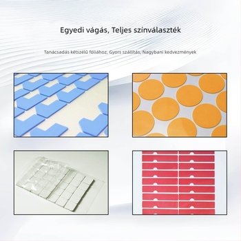 Lehao – Önkötős szilikon lemez magas hővezető képességgel CPU/GPU/Laptop hűtésére | Anyag: gumí; Hőállóság: -40–200°C; Tűzállóság: UL-94; ISO 9001 tanúsítvány; Márka Lehao