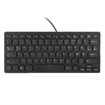 K1000 vezetékes billentyűzet laptopokhoz, legfeljebb 87 billentyű, USB csatlakozás, ABS anyag, 1,35 m kábel