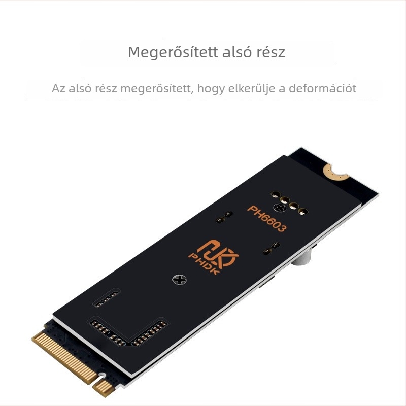 Phdk Ph6603 M.2 NVMe Type-E adapterkártya, ASM3242, 20Gbps interfész