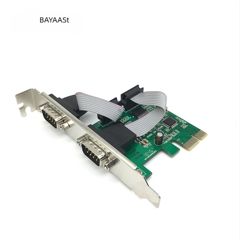 PCI-E soros kártya – 2-portos RS232, PCI-E interfész, OEM-kompatibilis
