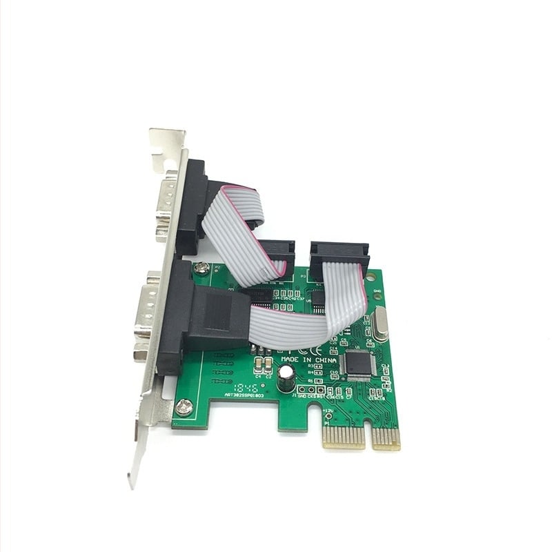 PCI-E soros kártya – 2-portos RS232, PCI-E interfész, OEM-kompatibilis