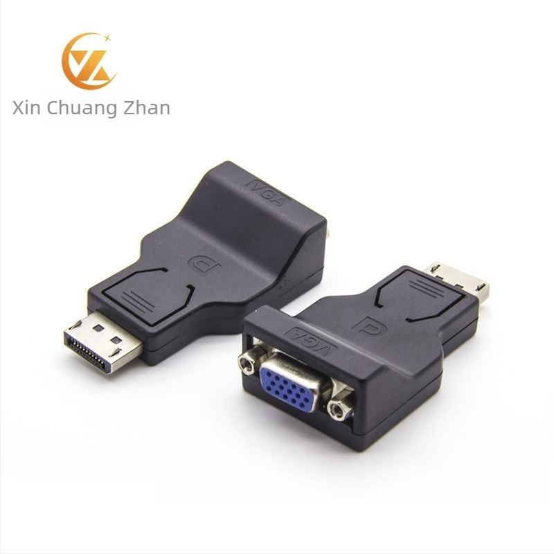 DP to VGA adapter, DP interfész, RTD2166 chip, 10800 Mbps, 1080p támogatás, Notebook/Grafikus kártya/Asztali számítógép számára