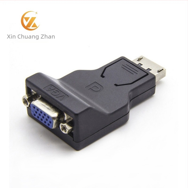 DP to VGA adapter, DP interfész, RTD2166 chip, 10800 Mbps, 1080p támogatás, Notebook/Grafikus kártya/Asztali számítógép számára