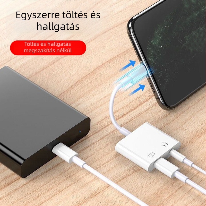 Yichuang Y01 Type-C audió dekóder adapter kábel Apple eszközökhöz, élő közvetítéshez hangkártya