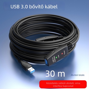USB 3.0 hosszabbító kábel konferenciakamerához és fehér tábla