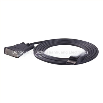 DisplayPort–t VGA aktív adapter, DP férfi a VGA férfi felé, 1,8 m kábel, réz vezetőkkel
