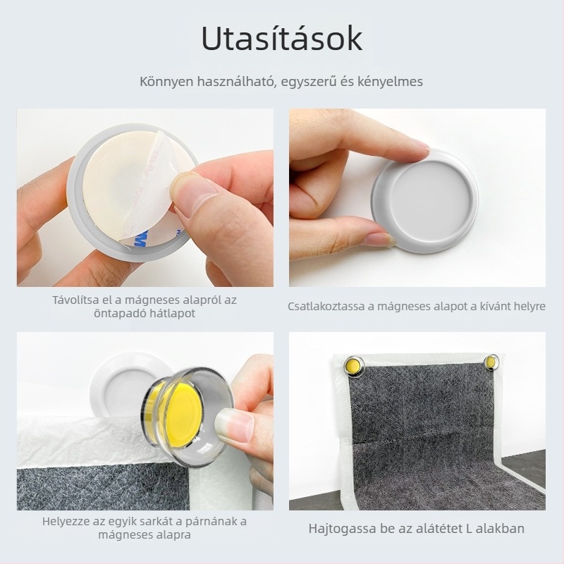 Háziállat pelenkatartó, Hordozható kutyapelenka rögzítő csattal, ABS műanyag, Egyszerű kialakítás külső használatra