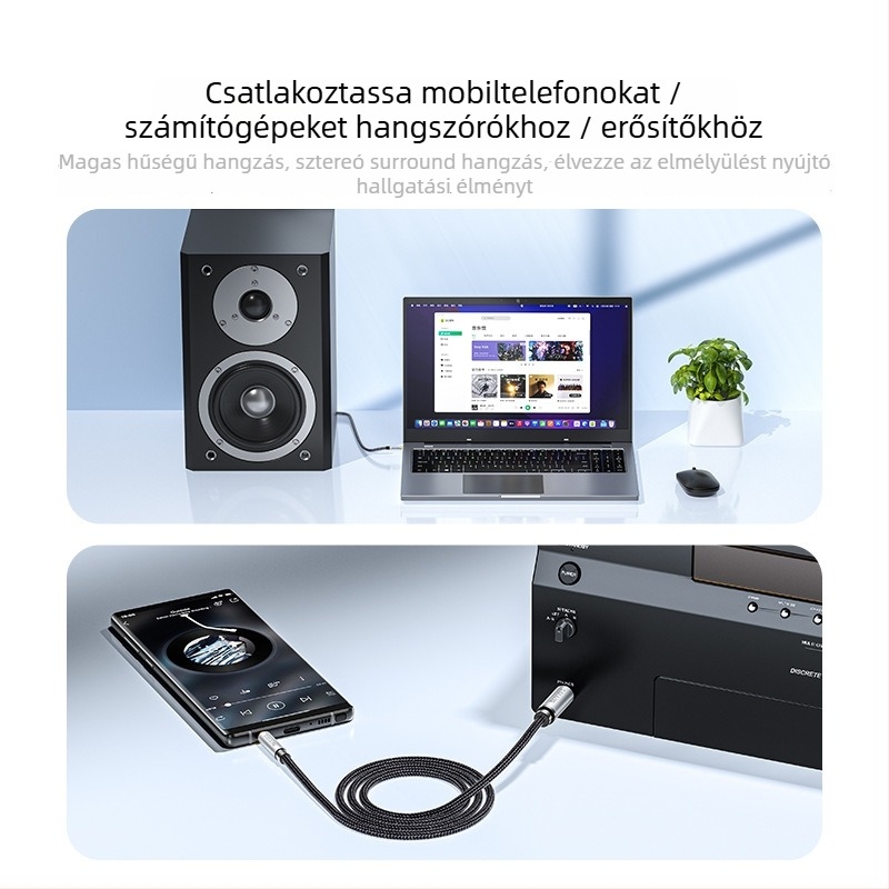 YPZ-10 3,5 mm‑től 6,5 mm‑ig audio adapter, aranyozott bevonattal, elektromos gitár és elektronikus zongora számára, csatlakoztatható erősítőhöz és számítógéphez