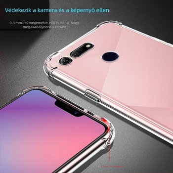 Honor V20 telefonvédő tok – minimalist design; anti-fall védelem; forró préseléses kivitelezés; anyag: Egyéb; kompatibilis: Glory