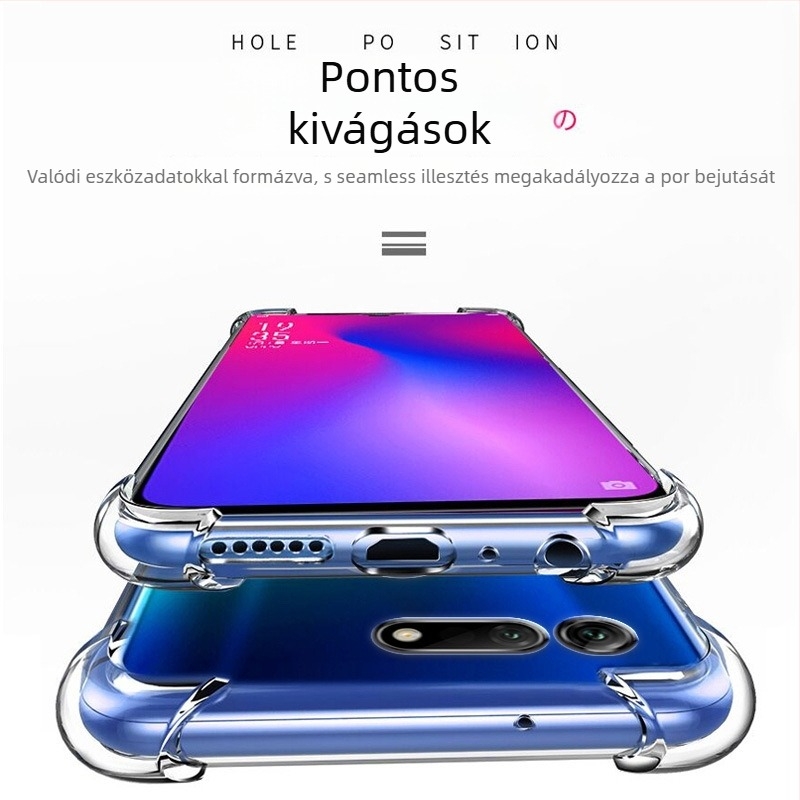 Honor V20 telefonvédő tok – minimalist design; anti-fall védelem; forró préseléses kivitelezés; anyag: Egyéb; kompatibilis: Glory