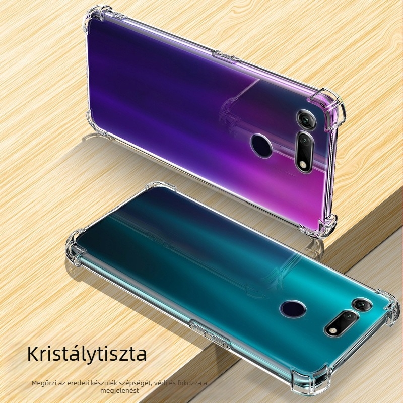 Honor V20 telefonvédő tok – minimalist design; anti-fall védelem; forró préseléses kivitelezés; anyag: Egyéb; kompatibilis: Glory