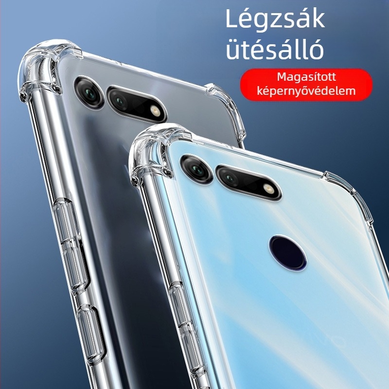 Honor V20 telefonvédő tok – minimalist design; anti-fall védelem; forró préseléses kivitelezés; anyag: Egyéb; kompatibilis: Glory