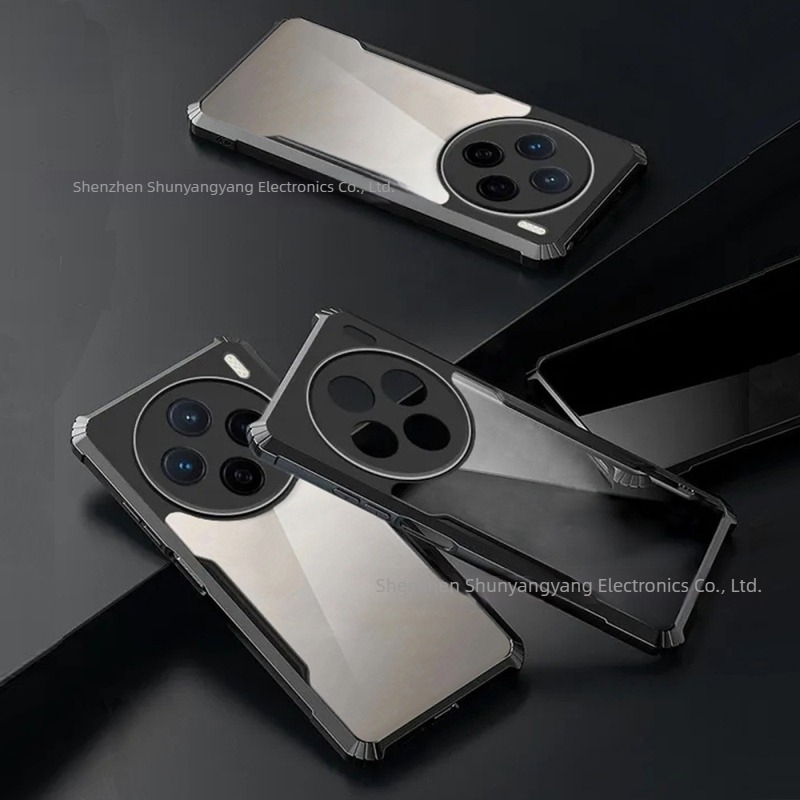 Vivo X200 FE, X100, X90, X30 Pro mobiltelefon tok – akril, ütésálló, esésvédelem, hőelvezetés, mágneses rögzítés
