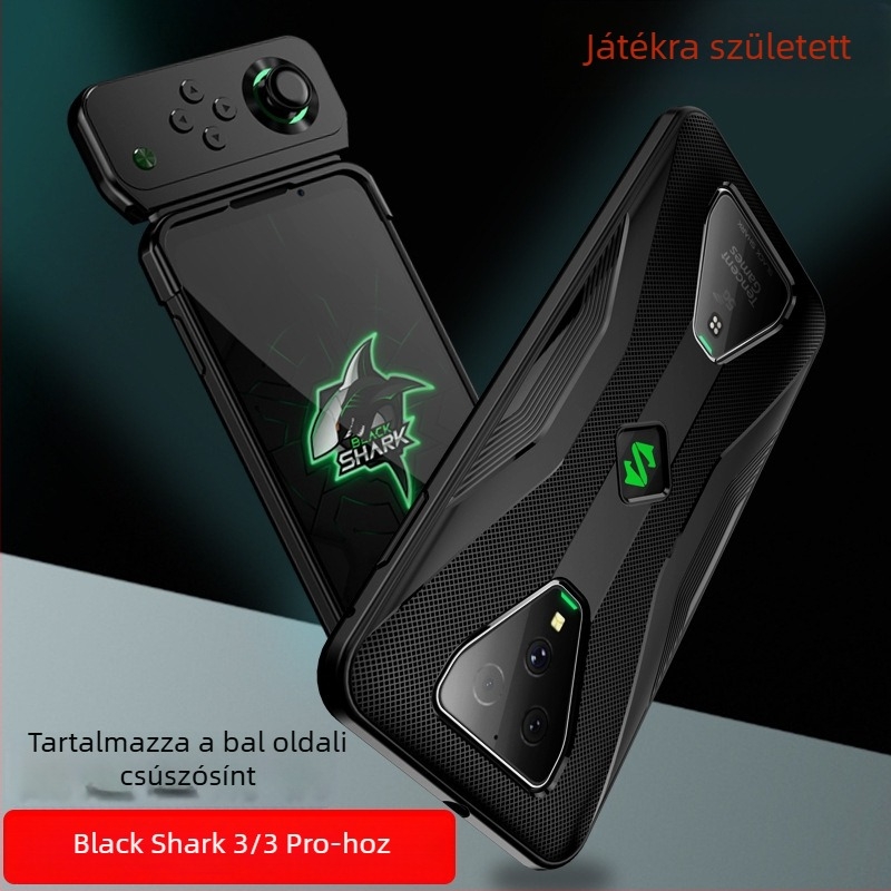 Helo szilikon teljes lefedésű tok Black Shark 4 Pro-hoz, Black Shark 3 védőtok és Black Shark 4 ütésálló tok