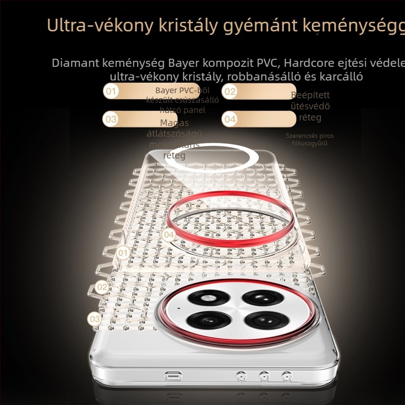 Xundd X300Pro védőtok Vivohoz — fél-wrap dizájn, PC anyag, forró préselés, tükörfunkció, kreatív stílus