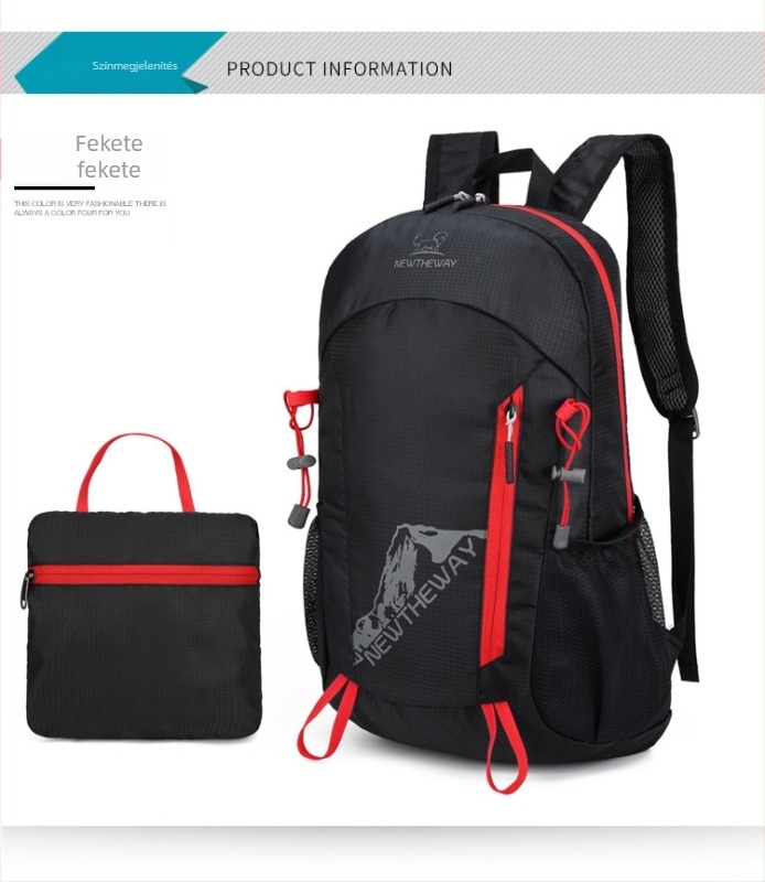 Túra hátizsák: könnyű és kopásálló, uniszex, Oxford szövet, görbült vállpántok, szabadtéri sportokhoz