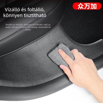 Tesla Model Y belső kiegészítő: hátsó küszöb, üdvözlő pedál, küszöbvédő karcolódások ellen, 2019–napjainkig