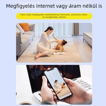 C6 intelligens HD beltéri megfigyelő kamera Wi-Fi-vel
