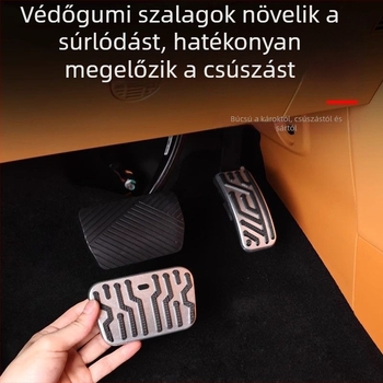 Lexuan automata váltóhoz alumínium ötvözetű gáz- és fékpedál felújító készlet – belső módosítás