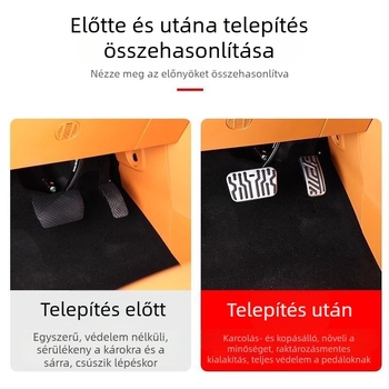 Lexuan automata váltóhoz alumínium ötvözetű gáz- és fékpedál felújító készlet – belső módosítás