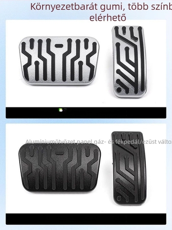 Lexuan automata váltóhoz alumínium ötvözetű gáz- és fékpedál felújító készlet – belső módosítás